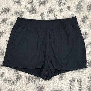 Hollister American Eagle flowy comfortable casual black ultra high waisted short